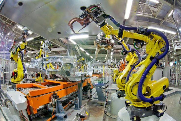 Trabajo con robots industriales